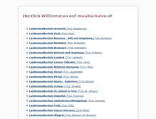Tablet Screenshot of musikschulen.at
