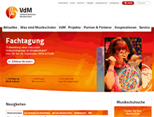 Tablet Screenshot of musikschulen.de